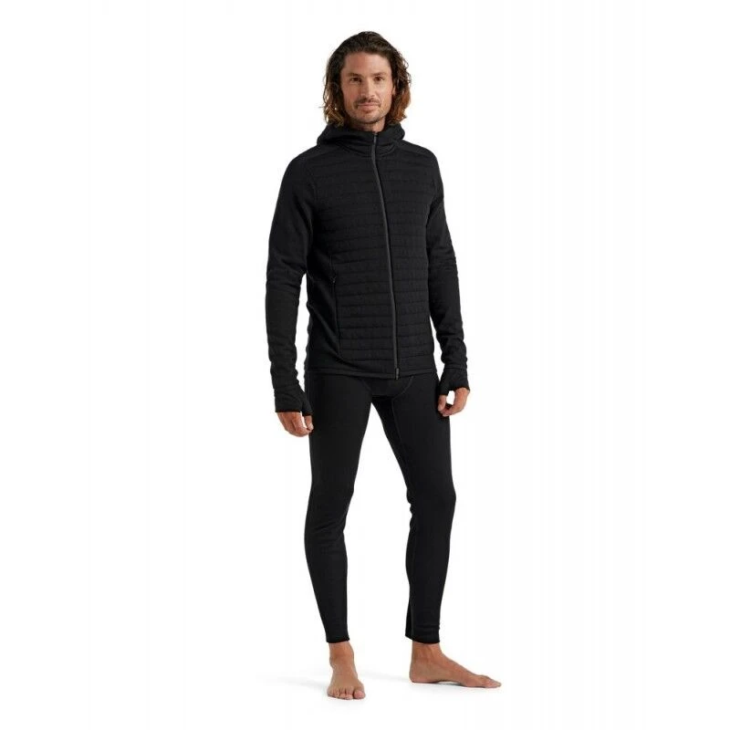 Meilleure vente ???? Icebreaker ZoneKnit Insulated LS Zip Hoodie - Polaire en laine mérinos homme I Hardloop ⭐ 6 Meilleure vente ???? Icebreaker ZoneKnit Insulated LS Zip Hoodie - Polaire en laine mérinos homme I Hardloop ⭐ – Image 4