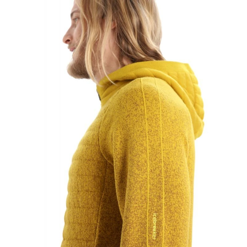 Coupon ???? Icebreaker ZoneKnit Insulated LS Zip Hoodie - Sweatshirt en laine mérinos homme ???? 9 Coupon ???? Icebreaker ZoneKnit Insulated LS Zip Hoodie - Sweatshirt en laine mérinos homme ???? – Image 7